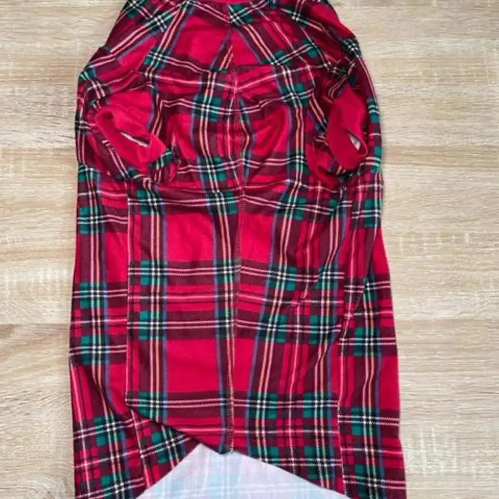 Dog Flannel PJs - Brinkly Plaid - Size XL